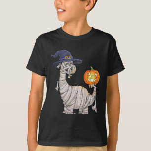 ハロウィンゾンビミイラ恐竜ウィッチホラー少年G Tシャツ