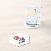 ハロウィンゾンビユニコーン ペーパーコースター (インサイチュ)