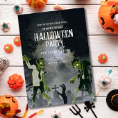 ハロウィンゾンビ招待状不気味ナイトハロウィーン 招待状