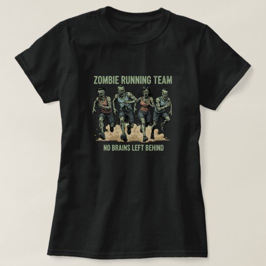ハロウィンゾンビ走ーチームNo離れ Brains Tシャツ (デザイン正面)