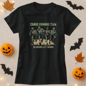 ハロウィンゾンビ走ーチームNo離れ Brains Tシャツ