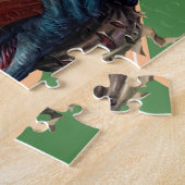 ハロウィンゾンビ野球スラッガースポおもしろいーツ ジグソーパズル (側面)