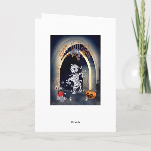 ハロウィンゾンビ カード (裏面)