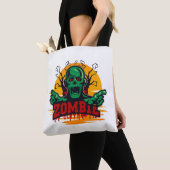 ハロウィンゾンビ トートバッグ (クローズアップ)