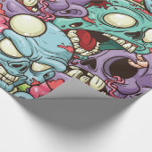 ハロウィンゾンビ ラッピングペーパー (角)