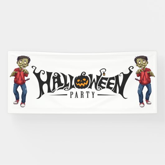 ハロウィンゾンビ 横断幕 (横)