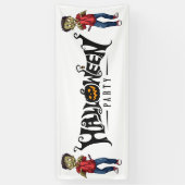 ハロウィンゾンビ 横断幕 (縦)