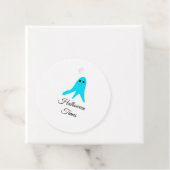 ハロウィンタイムズブルー幽霊落書き手描きfal フェイバータグ (インサイチュ)