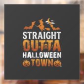 ハロウィンタウンの魔女の月とコウモリパンプス ウィンドウサイン (シート2)