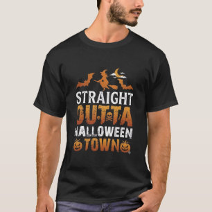 ハロウィンタウンの魔女の月コウモリポンプ Tシャツ