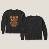 ハロウィンタウン創設 1998 ヴィンテージ 90年代風グラフィック (デザイン 正面＆背面)