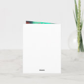 ハロウィンタキシード猫カボチャ怖い カード (裏面)