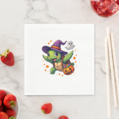 ハロウィンタートルガメのコスチューム男性女性子供B スタンダードランチョンナプキン (インサイチュ)