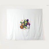 ハロウィンタートルガメのコスチューム男性女性子供B タペストリー (正面(横))