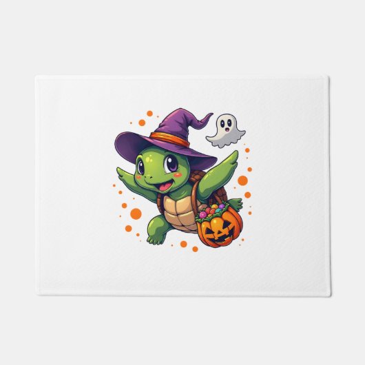 ハロウィンタートルガメのコスチューム男性女性子供B ドアマット (正面)