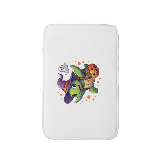 ハロウィンタートルガメのコスチューム男性女性子供B バスマット (正面縦)