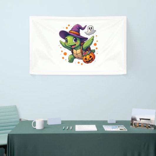 ハロウィンタートルガメのコスチューム男性女性子供B 横断幕 (トレードショー)