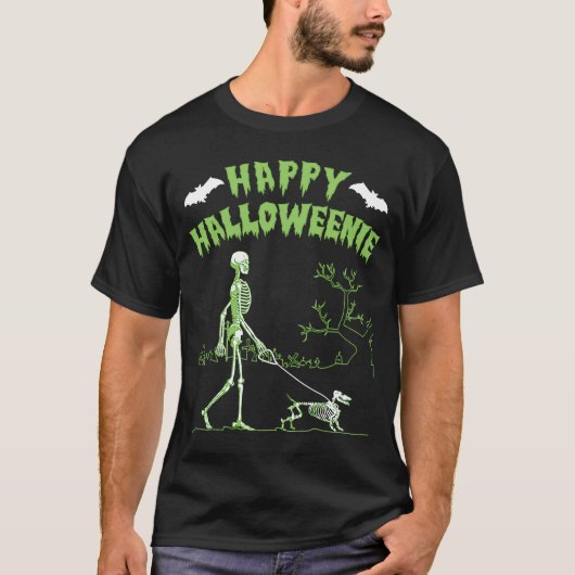 ハロウィンダックスシュントハッピーハロウィニー Tシャツ (正面)