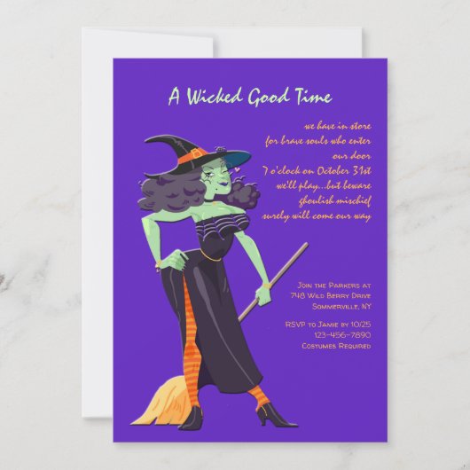 ハロウィンダム招待状 招待状 (正面)