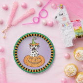 ハロウィンダルマチア紙プレート ペーパープレート (パーティー)