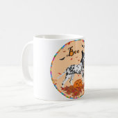 ハロウィンダルメシアン コーヒーマグカップ (正面左)