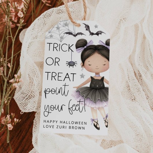 ハロウィンダンスバレエギフトタグ ギフトタグ