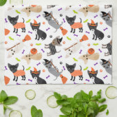 ハロウィンチワワ キッチンタオル (折り畳み)