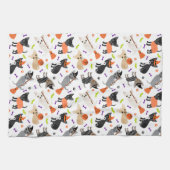 ハロウィンチワワ キッチンタオル (横)