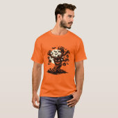 ハロウィンツリーのジャック・オー・ランタン Tシャツ (正面フル)