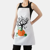ハロウィンツリー秋シャツハロウィンスウェットシャツ エプロン (インサイチュ)