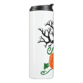 ハロウィンツリー秋シャツハロウィンスウェットシャツ タンブラー (回転左)