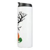 ハロウィンツリー秋シャツハロウィンスウェットシャツ タンブラー (回転右)