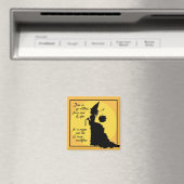 ハロウィンティーパーティービクトリアンヴィンテージ魔女 マグネット (インサイチュ (食洗機))