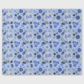 ハロウィンティーパーティー包装紙 ラッピングペーパー (フラット)