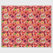 ハロウィンティーパーティー包装紙 ラッピングペーパー (フラット)