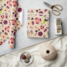 ハロウィンティーパーティー包装紙