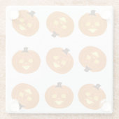 ハロウィンテーマのコースター ガラスコースター (裏面)