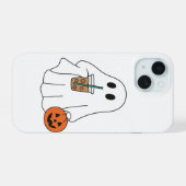 ハロウィンテーマのスマホケース iPhone 15ケース (裏面横)