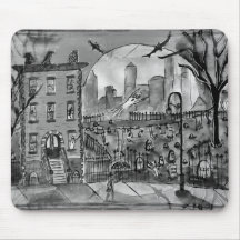 ハロウィンテーマのマウスパッド