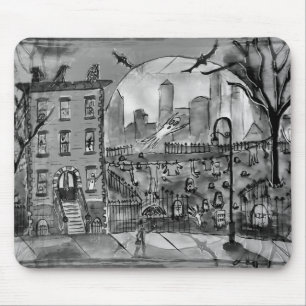 ハロウィンテーマのマウスパッド マウスパッド