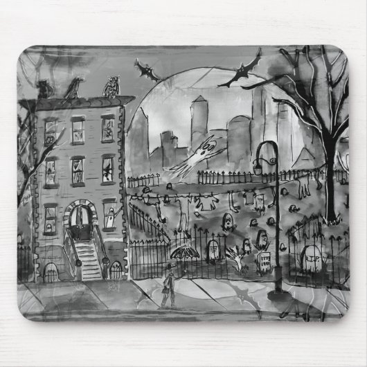 ハロウィンテーマのマウスパッド マウスパッド (正面)