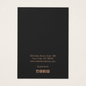 ハロウィンテーマスネークイヤリングディスプレイカード (裏面)