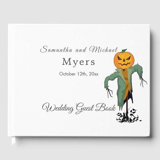 ハロウィンテーマ結婚ズPHOTO付きゲストブック ゲストブック (正面)