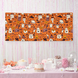 ハロウィンテーマ 横断幕
