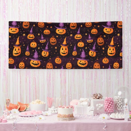 ハロウィンテーマ 横断幕 (パーティー)