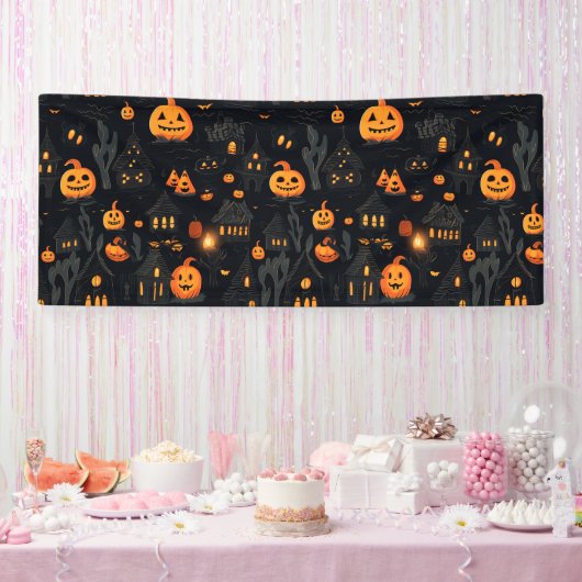 ハロウィンテーマ 横断幕 (パーティー)