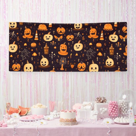 ハロウィンテーマ 横断幕 (パーティー)