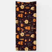 ハロウィンテーマ 横断幕 (縦)