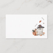 ハロウィンディスプレイベビーシャワー エンクロージャーカード (裏面)