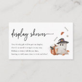 ハロウィンディスプレイベビーシャワー エンクロージャーカード (正面)